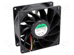 Fan: DC; axial; 24VDC; 92x92x38mm; 204.21m3/h; 57.6dBA; Out: F type