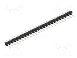 Connector: pin strips; pin header; male; PIN: 25; 2.54mm; SMT; 1x25