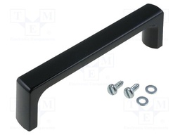 Handle; Mat: ABS; black; H: 42mm; L: 155mm; W: 20mm