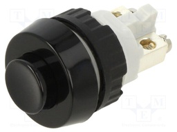 Switch: push-button; SPST; 0.7A/250VAC; OFF-(ON); IP40; Ø15.2mm