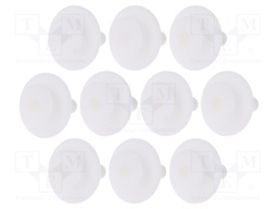 Moulding clip; 10pcs; Seat,VW; OEM: 701853585; L: 17mm; polyamide