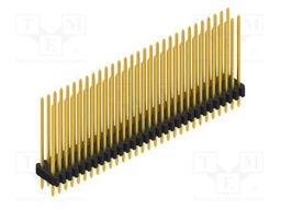 Connector: pin strips; pin header; male; PIN: 60; 1.27mm; THT; 2x30