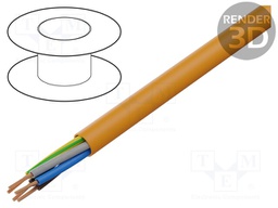 Wire; H07BQ-F; 5G1,5mm2; unshielded; 450V,750V; Cu; stranded