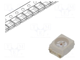 LED; SMD; 3528; green; 10÷25mcd; 3.5x2.8x1.9mm; 120°; 2.2÷2.5V; 20mA