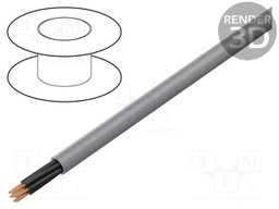 Wire: control cable; chainflex® CF130.UL; 7G0,75mm2; PVC; grey