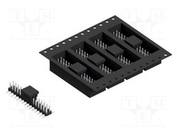 Connector: pin strips; pin header; male; PIN: 30; 2mm; SMT; 2x15