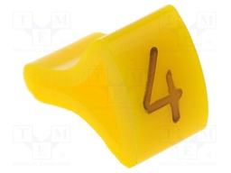 Markers for cables and wires; Label symbol: 4; 10÷16mm; H: 21mm