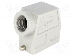 Enclosure: for Han connectors; Han; size 10B; for cable; high