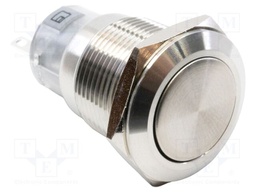 Switch: vandal resistant; Pos: 2; SPDT; 2A/24VDC; IP65; ON-(ON)