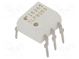 Optotriac; 5kV; Uout: 600V; zero voltage crossing driver; DIP6