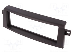 Radio mounting frame; Renault; 1 DIN; black
