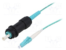 Connector: fiber optic; patchcord; PIN: 1; bayonet; Buccaneer 4000