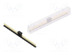 Connector: pin strips; pin header; male; PIN: 34; 2.54mm; SMT; 1x34