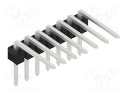 Connector: pin strips; pin header; male; PIN: 7; 2.54mm; THT; 1x7