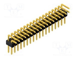 Connector: pin strips; pin header; male; PIN: 36; 2.54mm; THT; 2x18