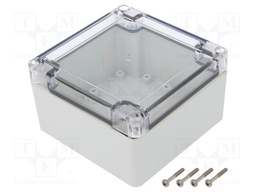 Enclosure: multipurpose; X: 105mm; Y: 105mm; Z: 60mm; ZP; light grey