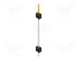 Connector: pin strips; pin header; male; PIN: 1; 2.54mm; THT; 1x1
