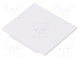 Cap for LED profiles; white; ABS; Application: VARIO30-03
