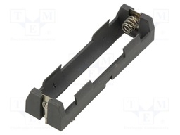 Holder; PCB,THM; Leads: for PCB; Size: 18650; Batt.no: 1