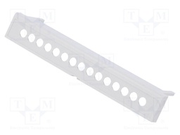 Terminals cover; UL94V-0; Mat: ABS; Application: ZD1010J-ABS-V0