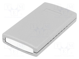 Enclosure: with panel; X: 50mm; Y: 90mm; Z: 16mm; ABS; dark grey; IP54