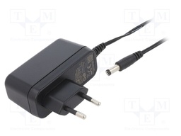 Power supply: switched-mode; voltage source; 9VDC; 1.28A; 12W