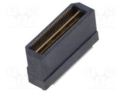 Mezzanine Connector, Ground Plane, Header, 0.5 mm, 2 Rows, 60 Contacts, Surface Mount