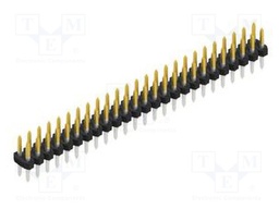 Connector: pin strips; pin header; male; PIN: 50; 2mm; THT; 2x25
