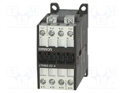 Contactor: 4-pole; NO x4; 24VDC; 22A; for DIN rail mounting; J7KN
