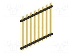 Connector: pin strips; pin header; male; PIN: 24; 2.54mm; THT; 1x24