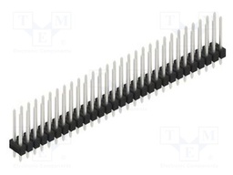 Connector: pin strips; pin header; male; PIN: 58; 2.54mm; THT; 2x29