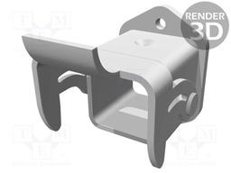 Enclosure: for rectangular connectors; Han; size 3A; with latch