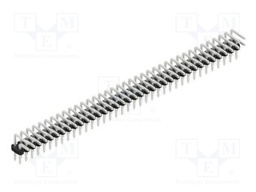 Connector: pin strips; pin header; male; PIN: 74; 2mm; THT; 2x37