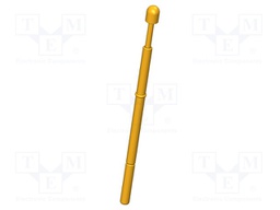 Test needle; Operational spring compression: 4mm; 5A; Ø: 2.3mm