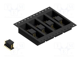 Connector: pin strips; pin header; male; PIN: 12; 2mm; SMT; 2x6; 100V