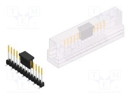 Connector: pin strips; pin header; male; PIN: 13; 2.54mm; SMT; 1x13