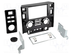 Radio frame; Land Rover; 2 DIN; black gloss