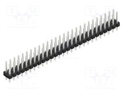 Connector: pin strips; pin header; male; PIN: 54; 2.54mm; THT; 2x27