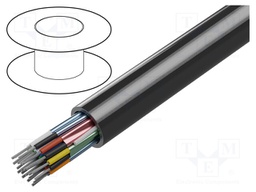 Wire; 12x2x24AWG; RS232,RS422; stranded; Cu; PVC; chrome; 305m; 300V