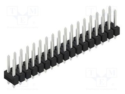 Connector: pin strips; pin header; male; PIN: 34; 2.54mm; THT; 2x17