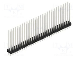 Connector: pin strips; pin header; male; PIN: 54; 2.54mm; THT; 2x27