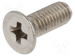 Screw; M3x8; Head: countersunk; Phillips; PH1; A2 stainless steel