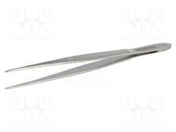 Tweezers; 120mm; for precision works; Blades: straight