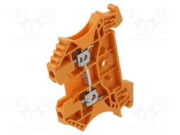 Splice terminal: rail; 24A; 800V; screw terminal; orange; 2.5mm2