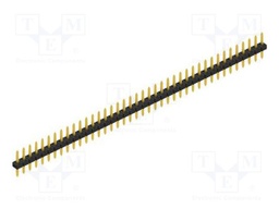 Connector: pin strips; pin header; male; PIN: 40; 2mm; THT; 1x40