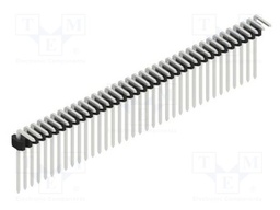 Connector: pin strips; pin header; male; PIN: 36; 1.27mm; THT; 1x36