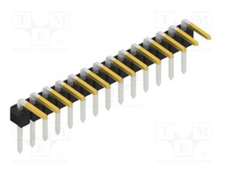 Connector: pin strips; pin header; male; PIN: 14; 2.54mm; THT; 1x14