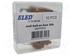 Fuse: fuse; 30A; 58VDC; automotive; 41mm; M5 screw; 41x12x8.24mm