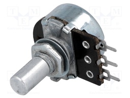 Potentiometer: shaft; single turn; 470Ω; 200mW; ±20%; THT; 6mm
