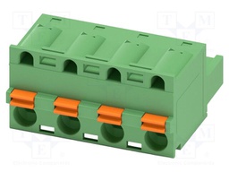 PCB connector, nominal cross section: 2.5 mm2, color: green,